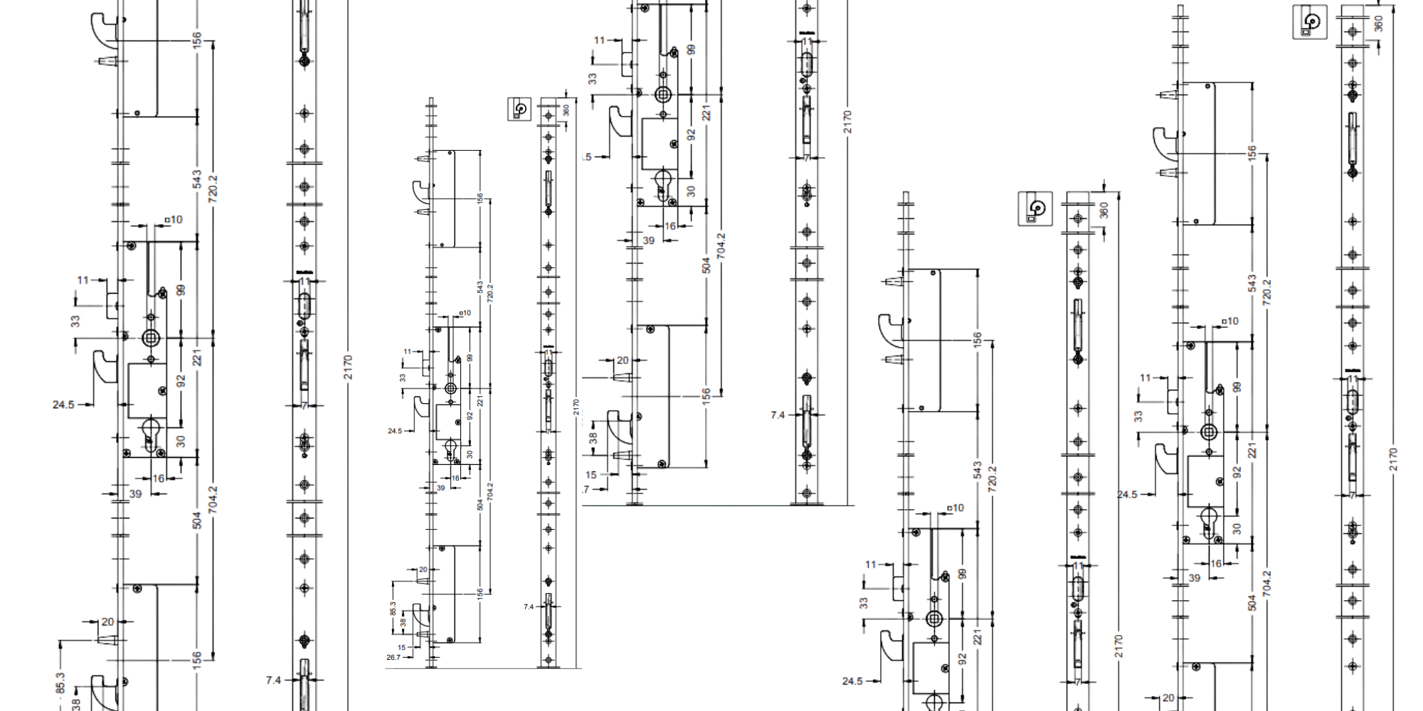 Sliding Door Locks 