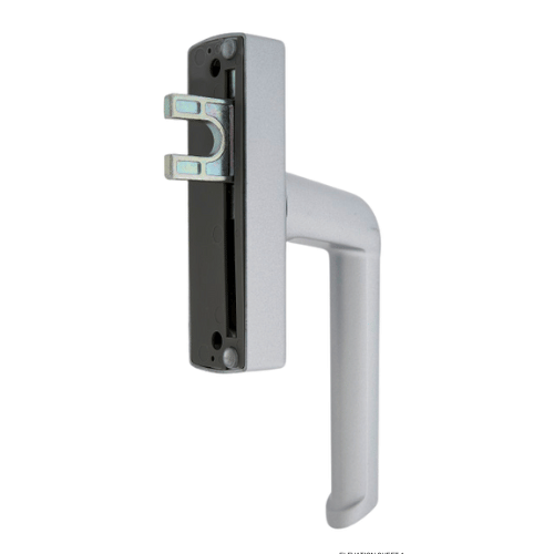 Schuco 1052786 Replacement Window and Balcony Door Handle - Silver Look
