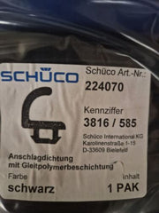 SCHÜCO 224070 Glazing Seal - 5 Metre Length for Aluminium Windows & Doors
