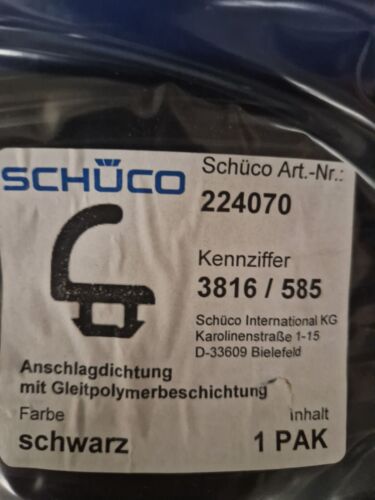 SCHÜCO 224070 Glazing Seal - 5 Metre Length for Aluminium Windows & Doors