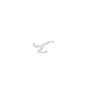 Schüco 203111 – Glazing Bead Clip, Colour-Coated Profiles (Pack of 1000)