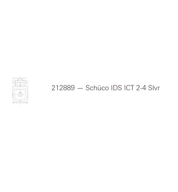 Schuco 212889 IDS ICT 2-4 Integrated Door Closer - Advanced Synchronized Closing for Double Doors