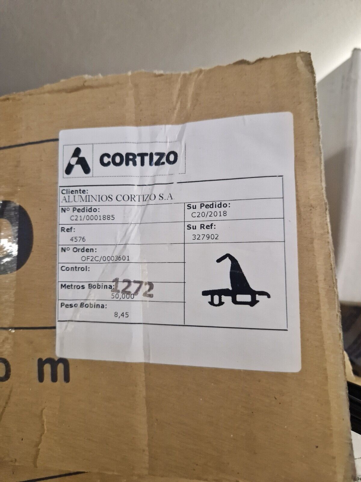Cortizo COR 70 Industrial & Hidden Sash Central Glazing Gasket - 5 Meter Length (Part #327902)