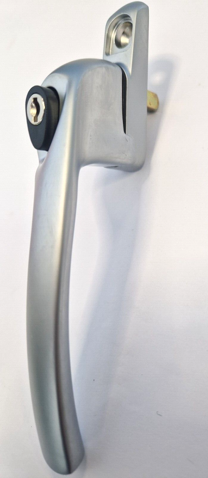 GreenteQ Alpha Inline Window Handle - Silver Finish with 1 Key