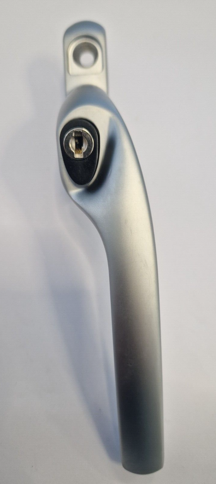 GreenteQ Alpha Inline Window Handle - Silver Finish with 1 Key