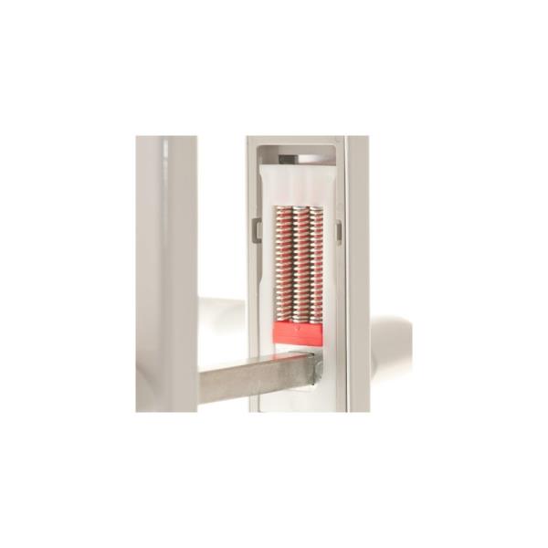 Hoppe Birmingham Silver Aluminium Door Handle - 124x30x245mm