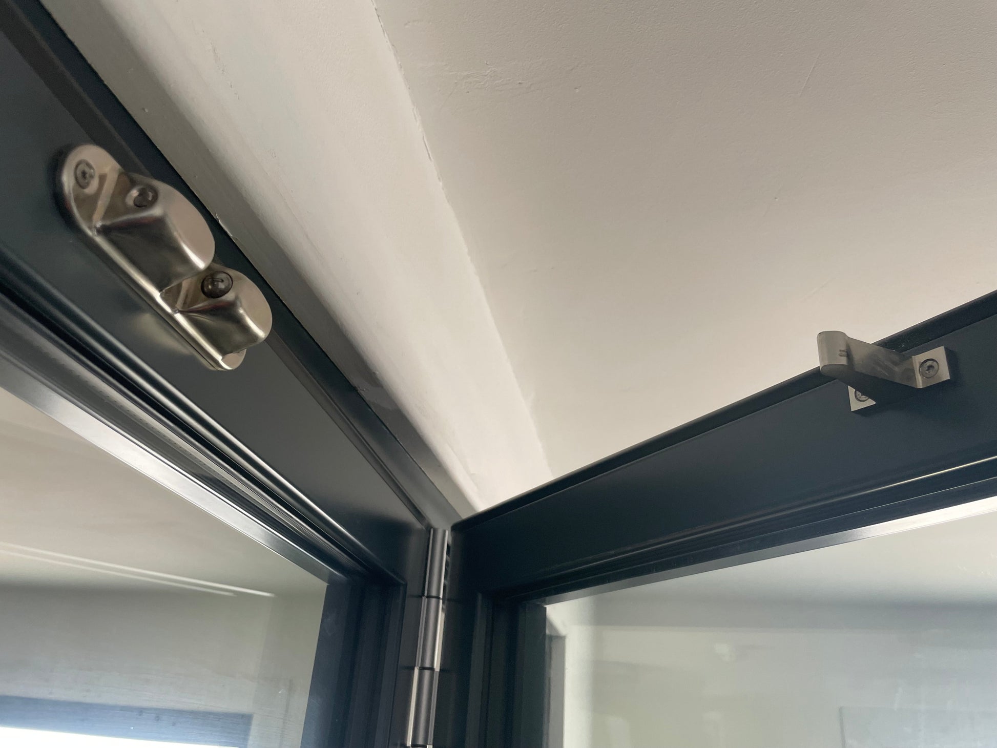 Schuco 227173 Bi-fold Door Stop Retaining Catch - Stainless Steel