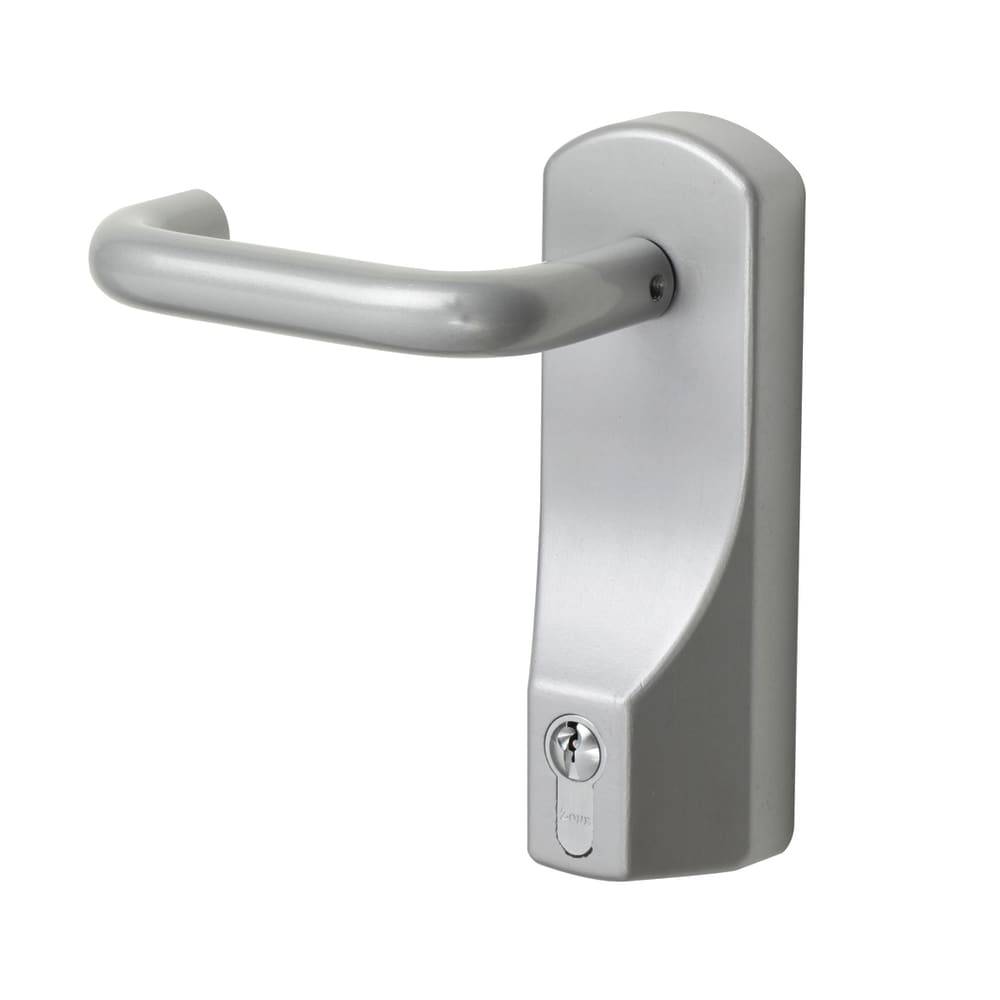 Exidor 322EC Outside Access Device - Lever - Silver