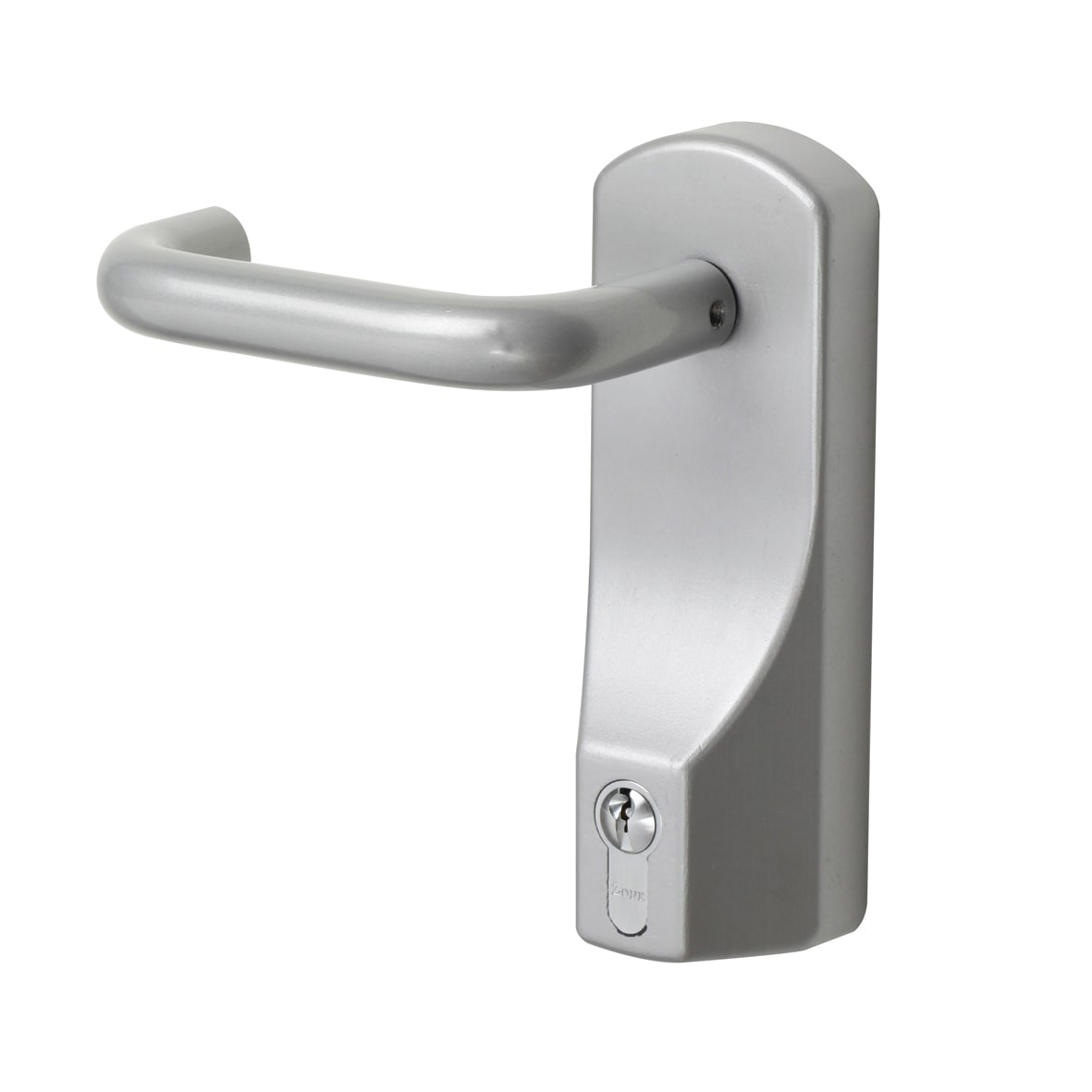 Exidor 322EC Outside Access Device - Lever - Silver