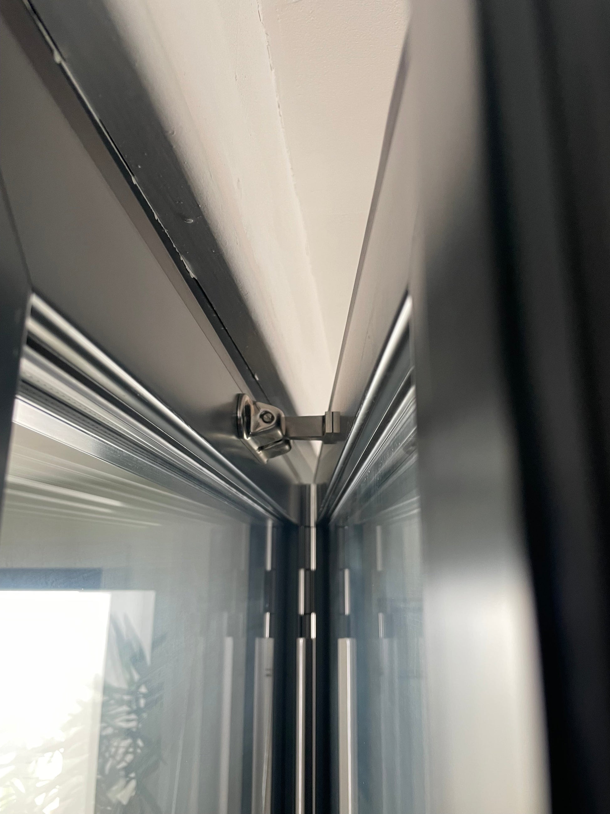 Schuco 227173 Bi-fold Door Stop Retaining Catch - Stainless Steel