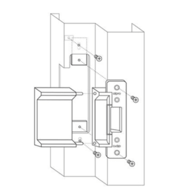 ALPRO AL110 Anti Electric Strike with Long Faceplate - PTL (Fail Open) / PTO (Fail Secure)