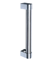 Alpro 97 Series Architectural Pull Handle - 38mm Tube, Polished Stainless Steel