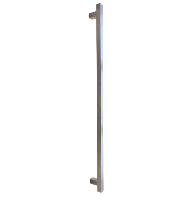 Alpro Functional 100 Series Straight Pillar Door Handle - 30mm Diameter, Satin Stainless Steel