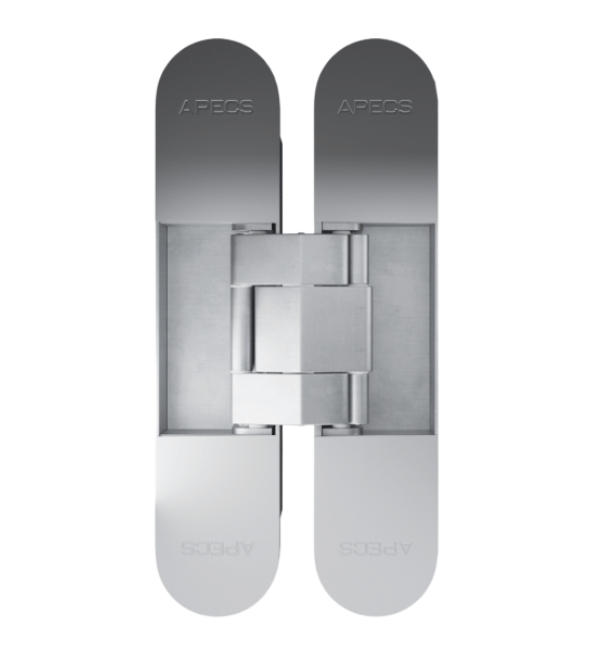 APECS 3D 60 Concealed Hinges - 3D Adjustable Security Door Hardware (Pair)