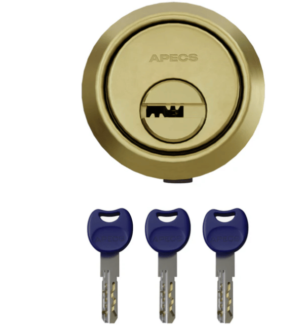 High Security BS 1 3 Star Kitemark AP Series Rim Cylinder - Advanced Protection