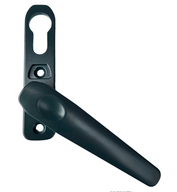 Genuine Smart Systems ACDV425 Heavy Duty Bifold Door Handle with Integrated Escutcheon.