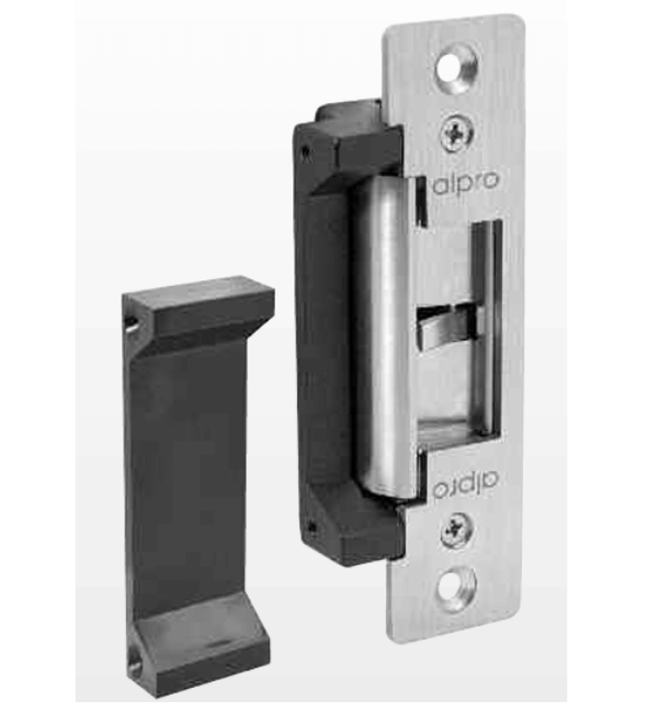 Alpro EL901: 12V DC ANSI PTL Fail Open Electric Strike with Stainless Steel Faceplates