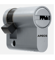 APECS BS1 3 Star Half Euro Cylinder - High Security Single-Sided Lock