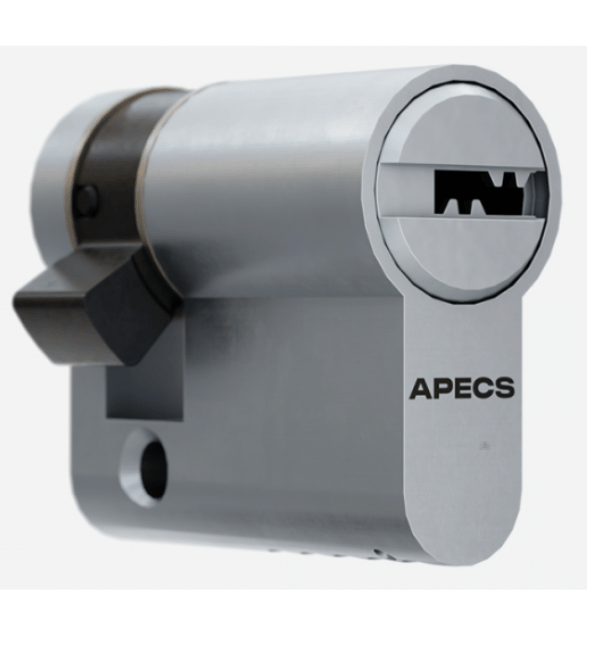 APECS BS1 3 Star Half Euro Cylinder - High Security Single-Sided Lock