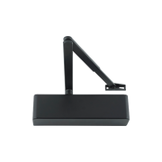 Hoppe ARRONE AR1500-BLK/BLK door closer, BLK RAL 9005 jet black finish
