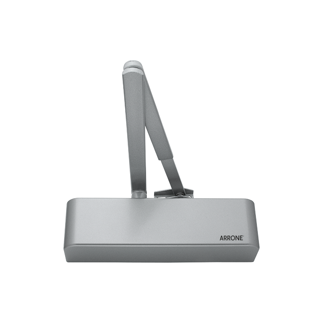 Hoppe ARRONE AR1500-SE/SE door closer, SE Silver Enamel finish