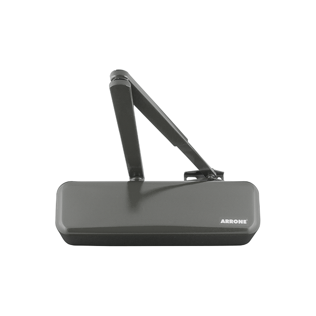 Hoppe ARRONE AR3500 overhead door closer, RAL 7016 Anthracite Grey finish, article 11500256