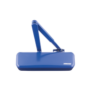 Hoppe ARRONE AR3500 overhead door closer, RAL 5002 Ultramarine Blue finish, article 87101072