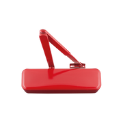 Hoppe ARRONE AR3500 overhead door closer, RAL 3003 Ruby finish, article 87101078