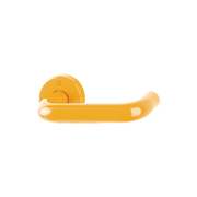 Hoppe Paris K138/15 nylon lever handle on rose, F1004 Golden Yellow, article 8568348