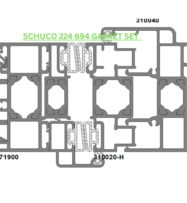 Schuco 224694 Seal Kit Gasket - 2x 3m Lengths for ASS70Hi Bifold Doors