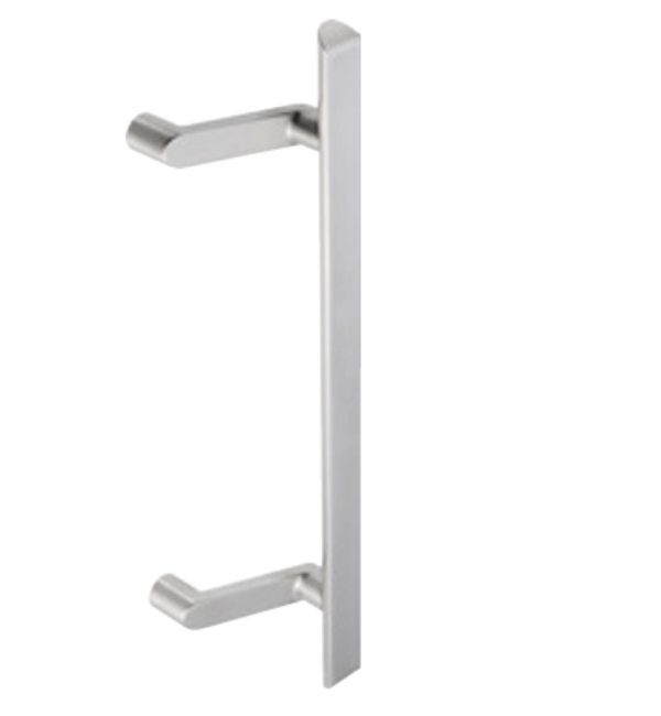 Schuco Design Line Door Handle - 500mm Fixing Centres, 350mm
