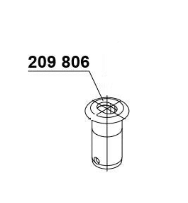 Schuco 209806 Heavy-Duty Floor Socket for Power and Data
