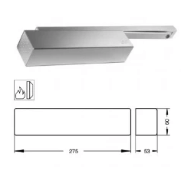 Schuco 212870 Premium Door Closer by DORMA - Advanced Enhanced Control System for Commercial Use
