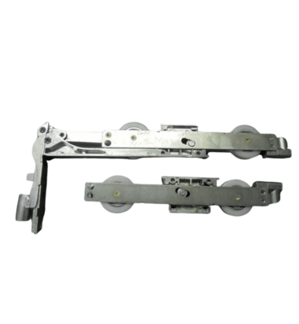 Schuco 233908 Lift & Slide Door Carriage Set - 300 kg Capacity, 8mm Connecting Rod, 37.5mm Backset - Product No.