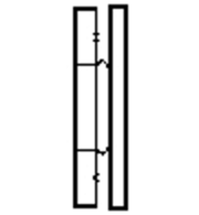 Schuco 241584 Strike Plate for Aluminium Door Locks