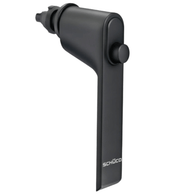 Schuco 247290 Jet Black RAL9005 Security Window Handle with Push Button Lock