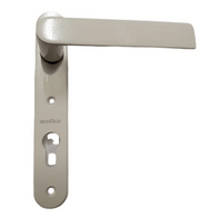 Schuco 247957 White RAL 9010 Handle with Integrated Profile Cylinder Recess