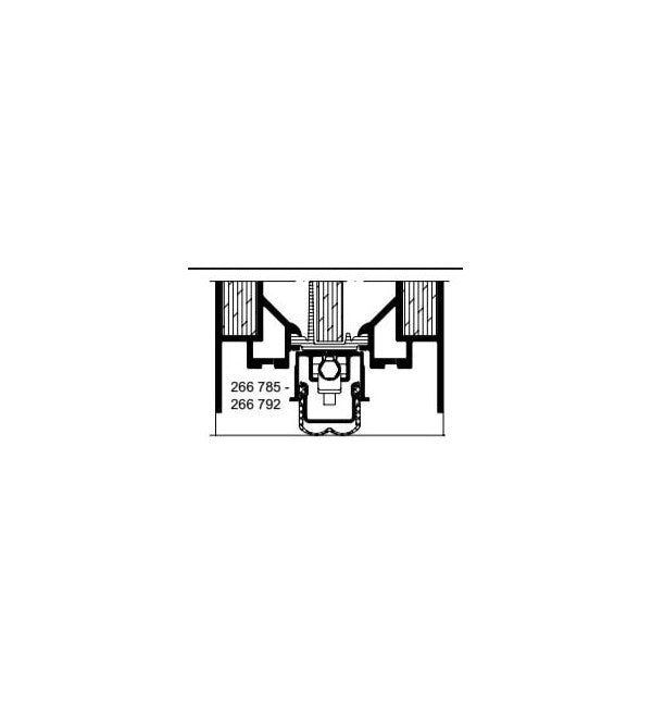 Schuco 266785 – Automatic Door Seal / Drop Seal - 325mm
