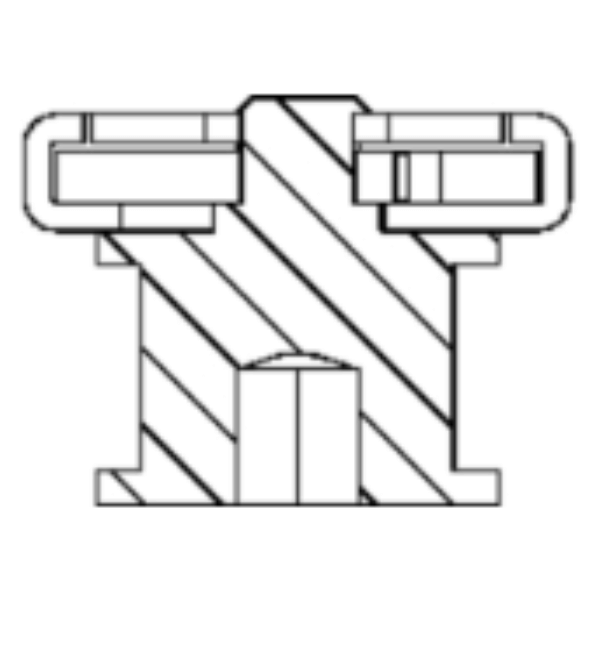 Schuco 276476 Espagnolette Lock PT/PSH 335 S 100kg LH OW (Pack of 20)
