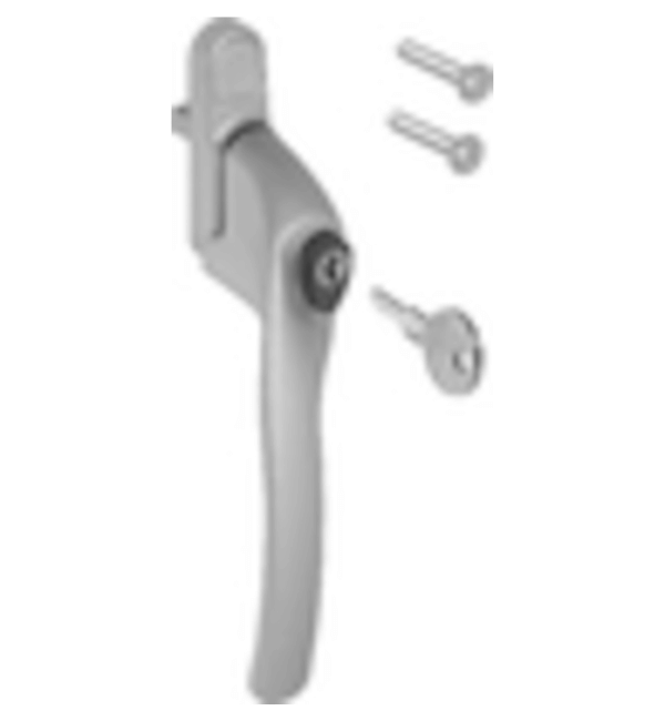 Schuco 276507 Left-Handed Lockable Multi-Point Window Handle - Satin Chrome
