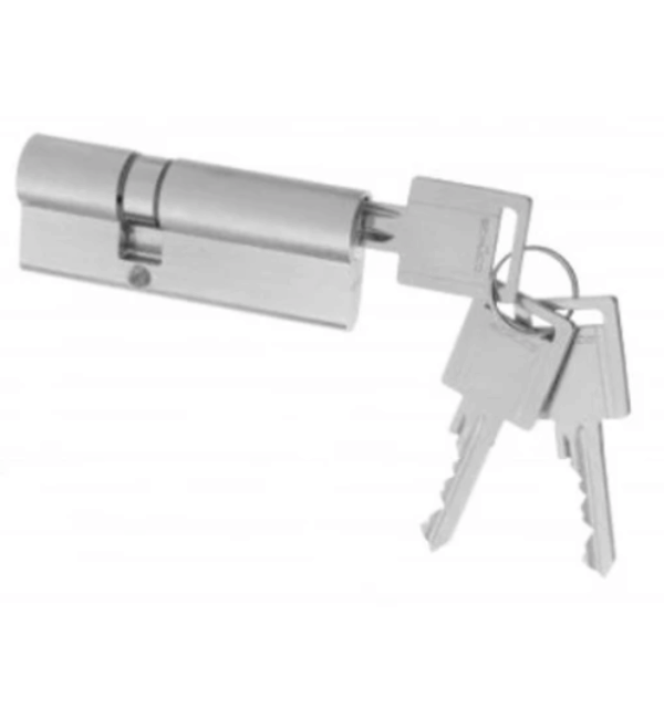 Schuco 279302 Profile Cylinder - 75/30mm, Nickel-Plated Brass with 3 Keys