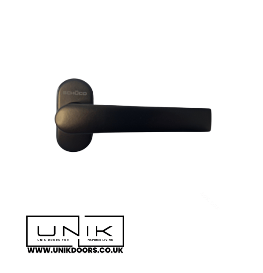 Schuco 240730 Black Flat Design Lever Door Handle