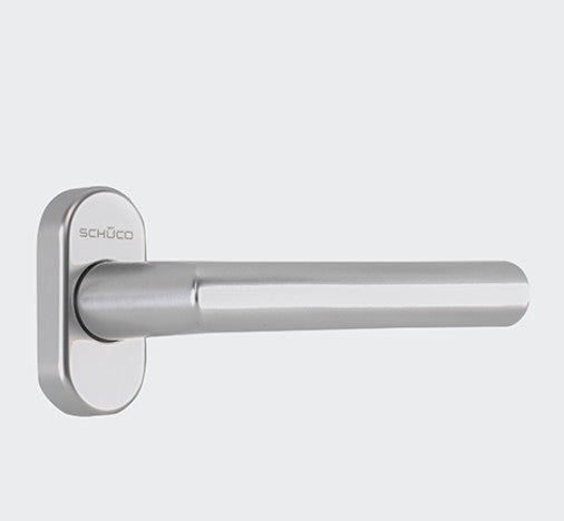 Schuco 240032 Straight Pull Handle - Natural Silver Aluminium