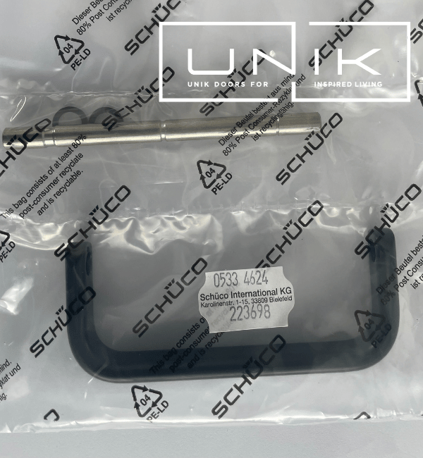 Schuco ASS70FD Black Bifold Door Pull Handle - Genuine Part 223698 (Up to 2023)