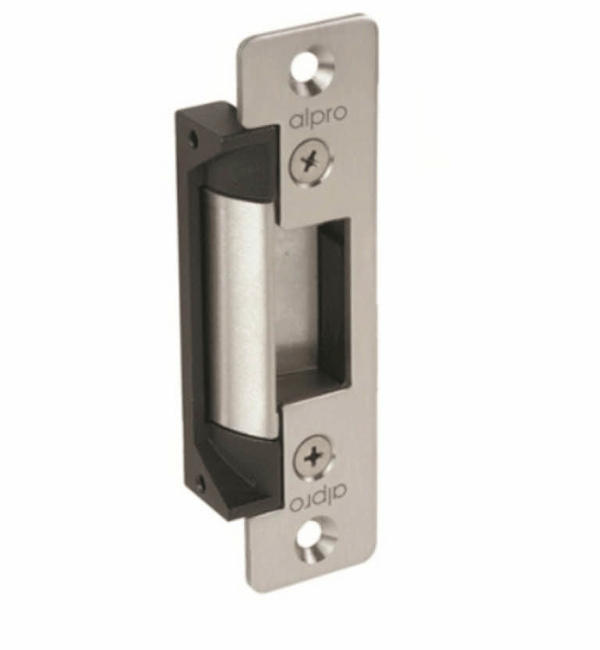ALPRO AL110 Series Anti-Electric Strike: Long Faceplate, Lipless Design (Fail-Open/Fail-Secure)