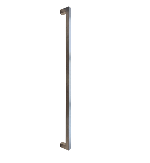 Alpro 100 Series Squared Pull Handle - Satin Stainless Steel (30mm Diameter)