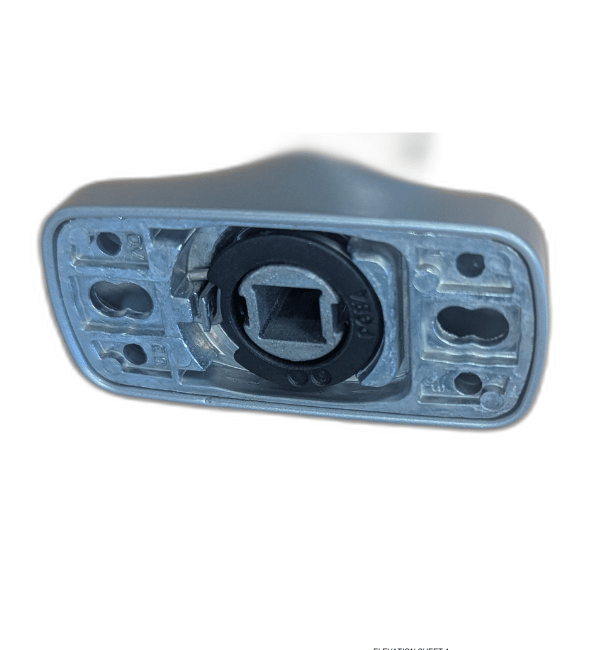 SMART Eco Futural Silver Aluminium Door Handle - ACFA120 SA