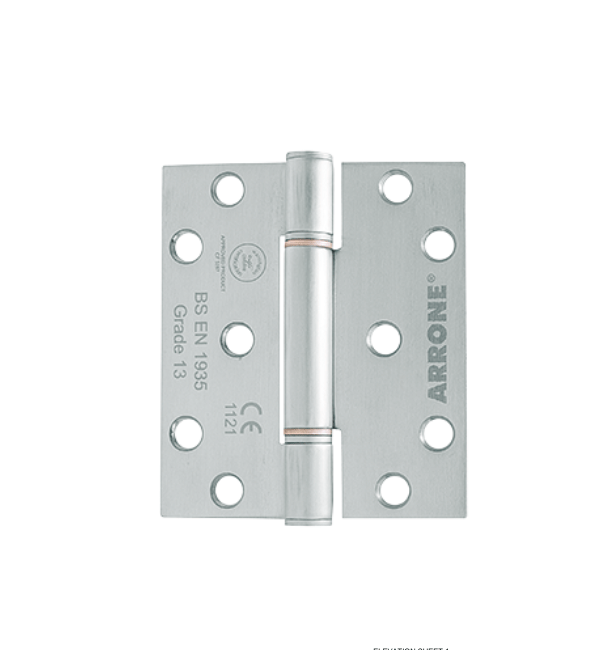 HOPPE AR8380 Arrone Concealed Bearing Hinges - Grade 13 Stainless Steel for Heavy Duty & Fire Doors