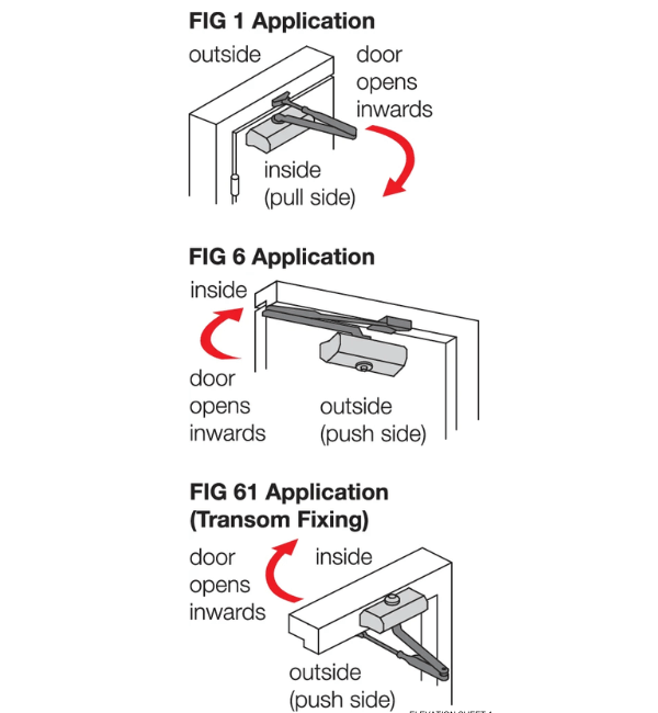 ARRONE AR5500 Heavy-Duty Overhead Door Closer - EN 3-5 Adjustable Power