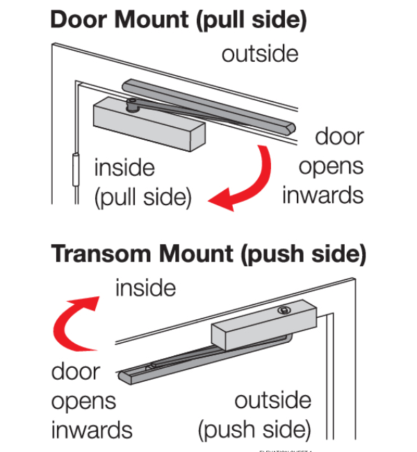 Hoppe Arrone AR6409 Cam-Action Door Closer - Adjustable EN 2-4, Satin Stainless Steel Effect